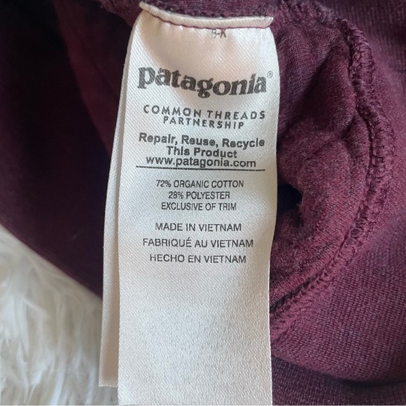 Patagonia | Quilted Snap T Pullover in Maroon, size medium - Picture 9 of 10